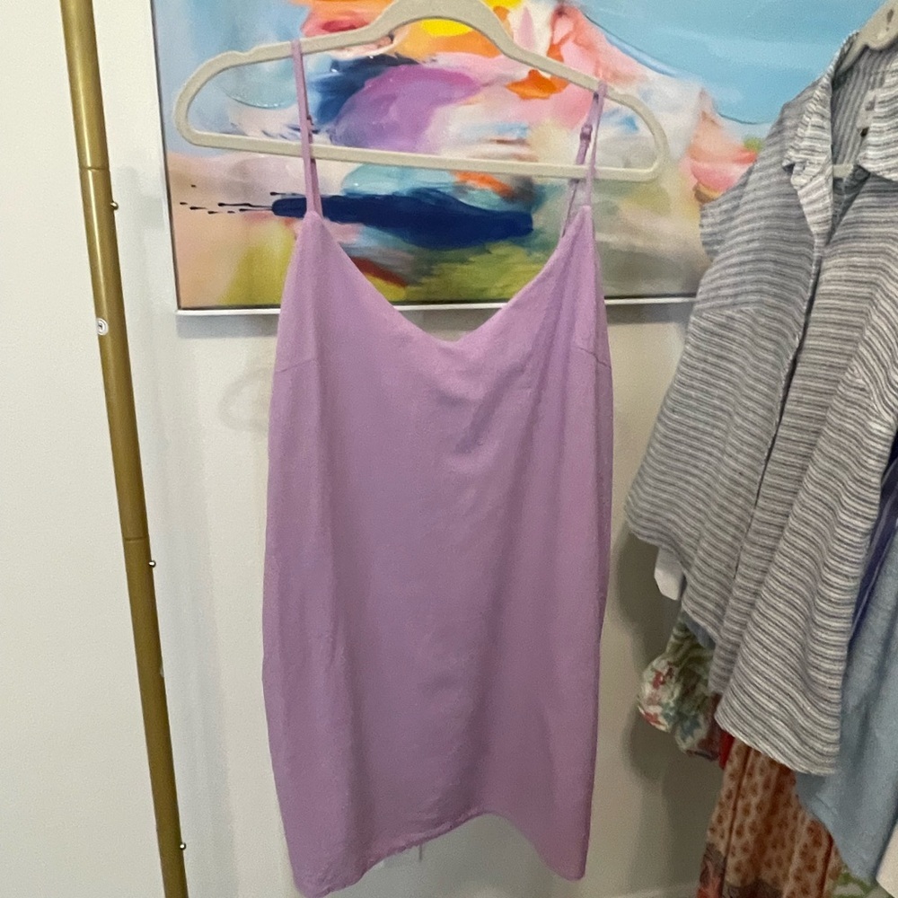 Blue Blush Lilac Slip Cami Tank Top
